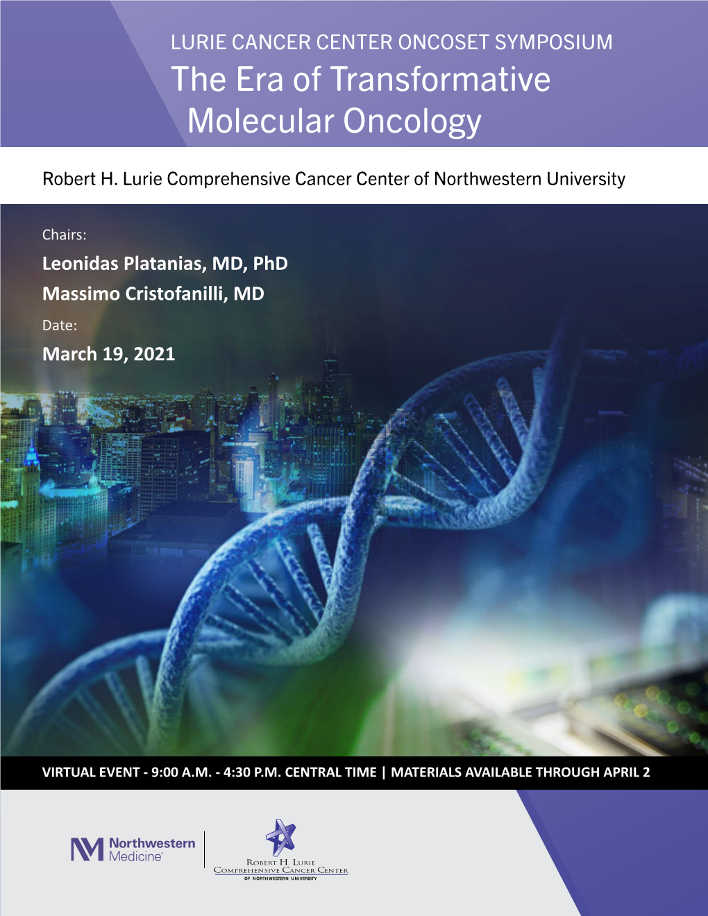 The Era of Transformative Molecular Oncology