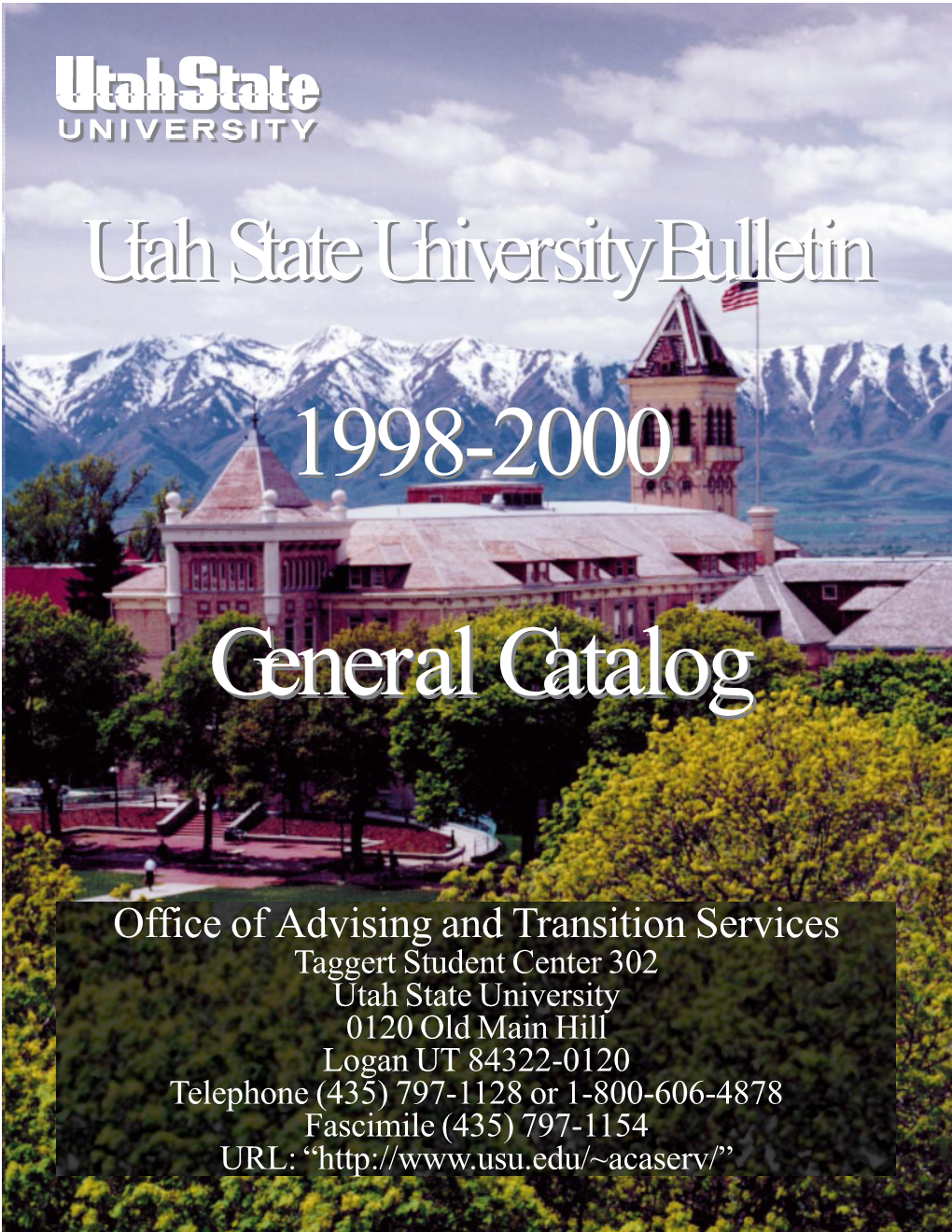 1998-2000 USU General Catalog