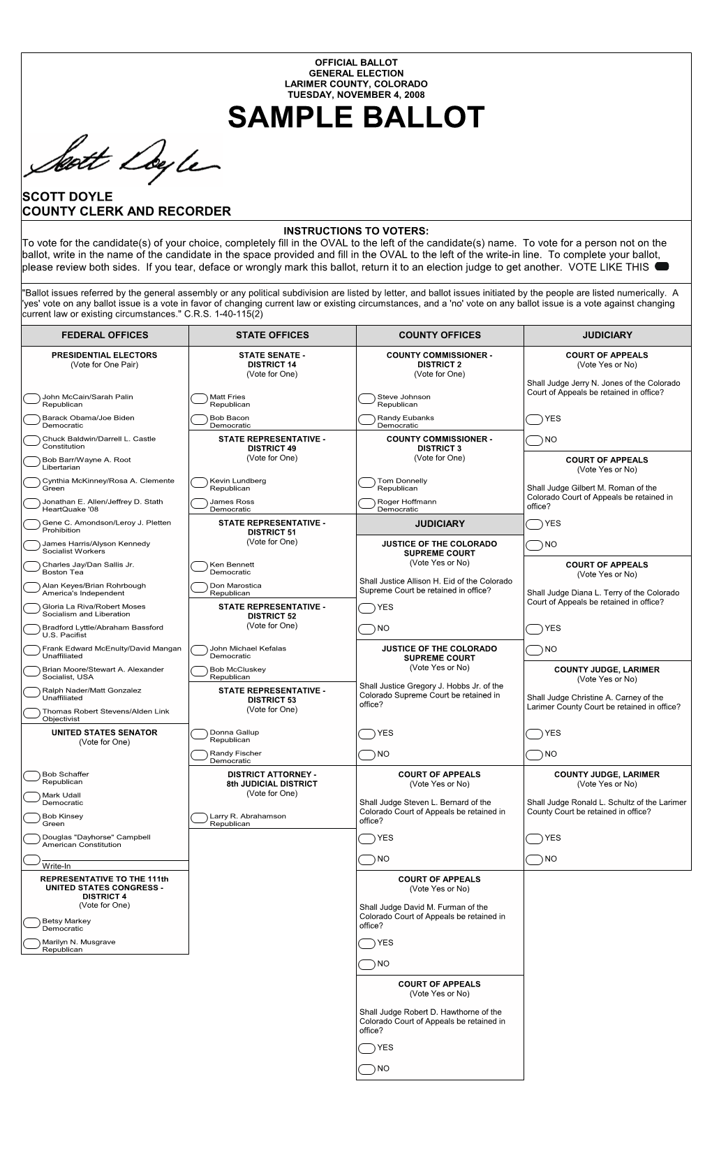 2008 General Election