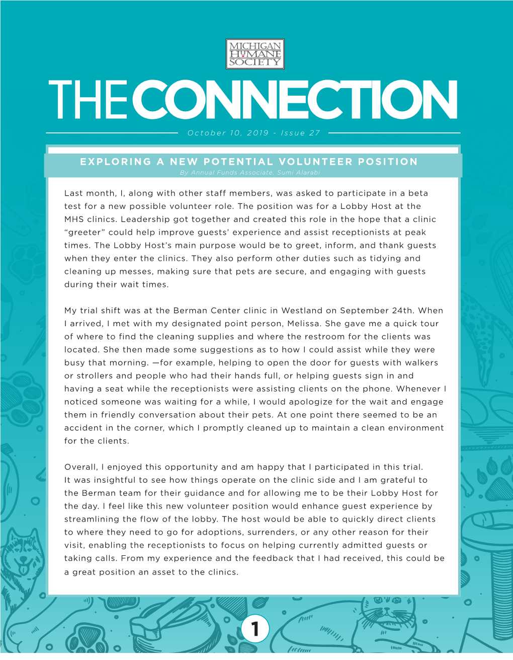 THECONNECTION October 10, 2019 - Issue 27