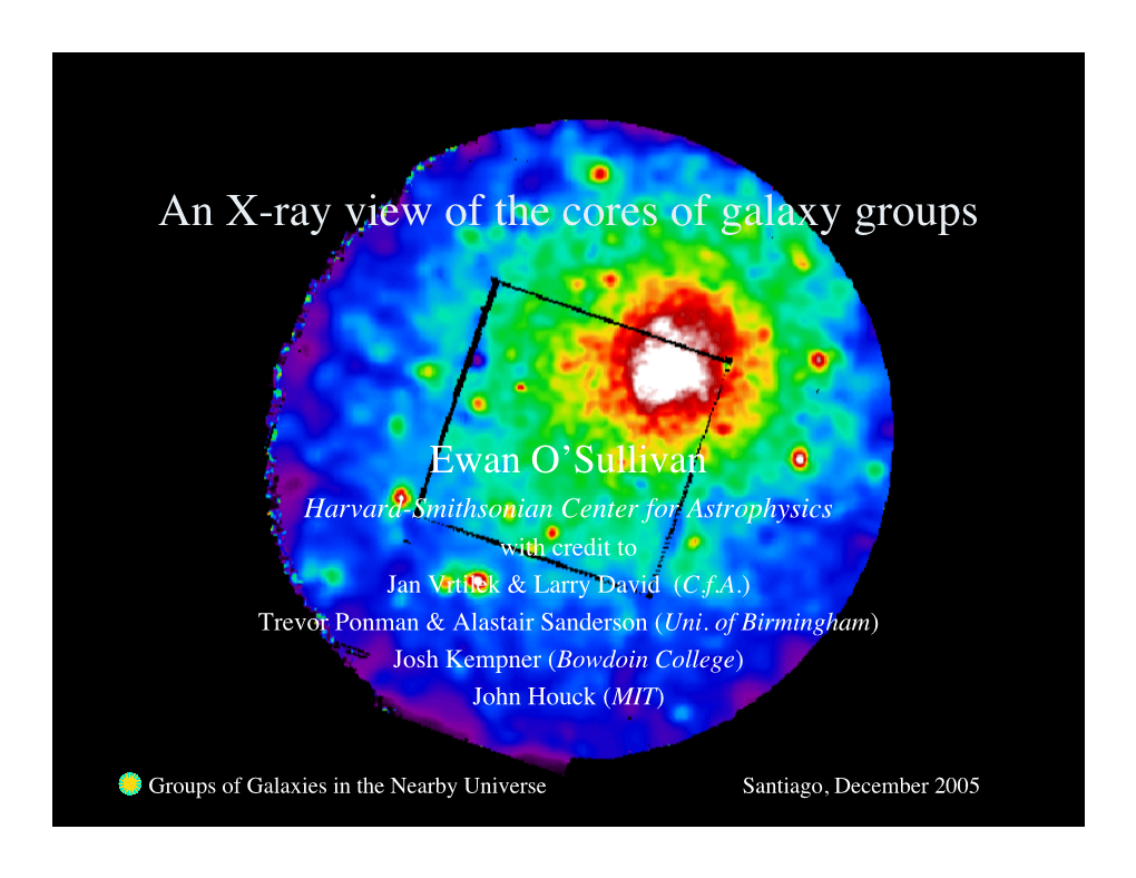An X-Ray View of the Cores of Galaxy Groups