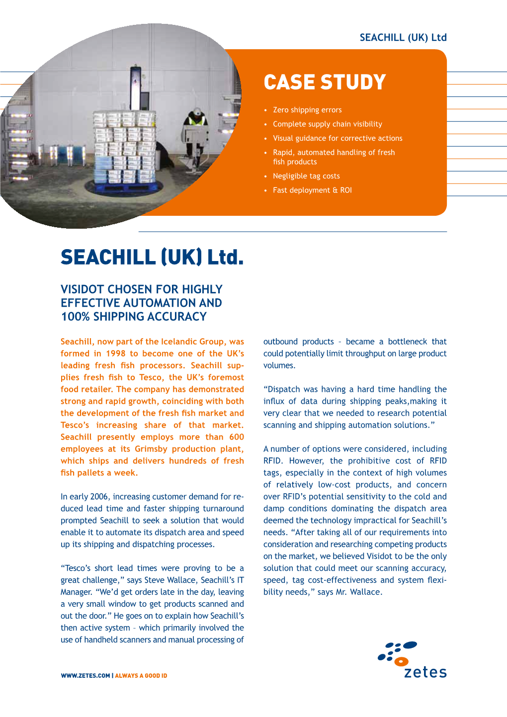 SEACHILL (UK) Ltd. CASE STUDY