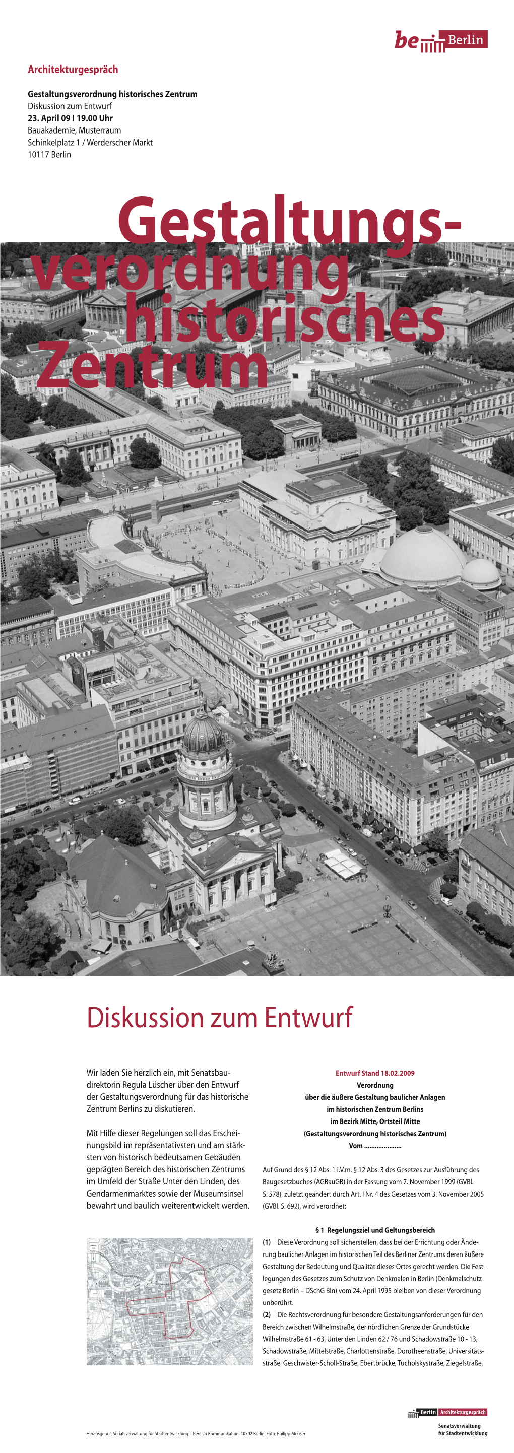 Gestaltungs- Verordnung Historisches Zentrum