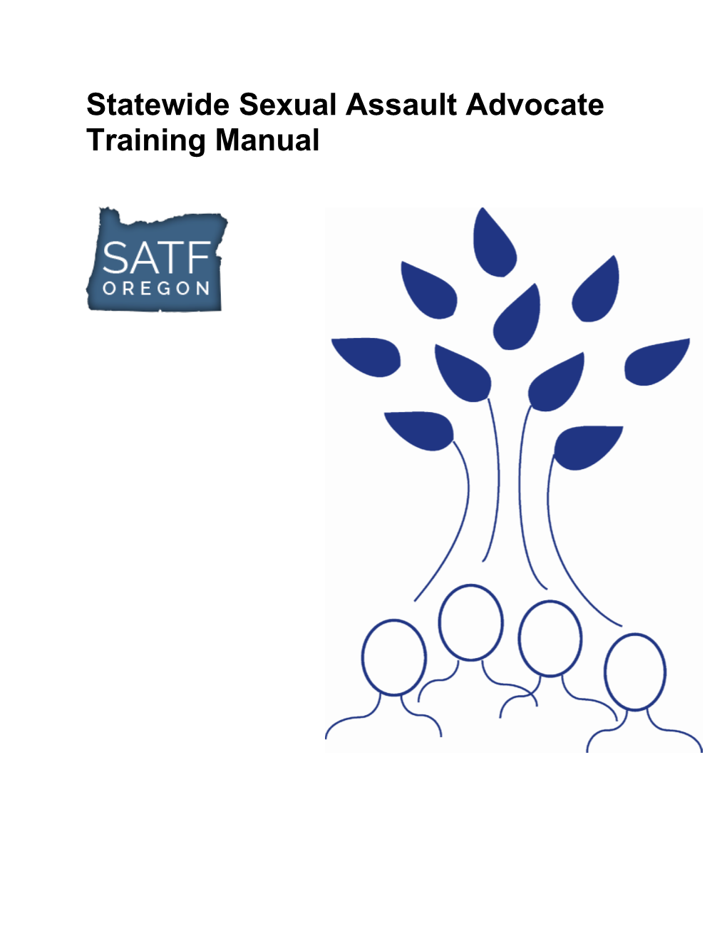 Statewide Sexual Assault Advocate Training Manual