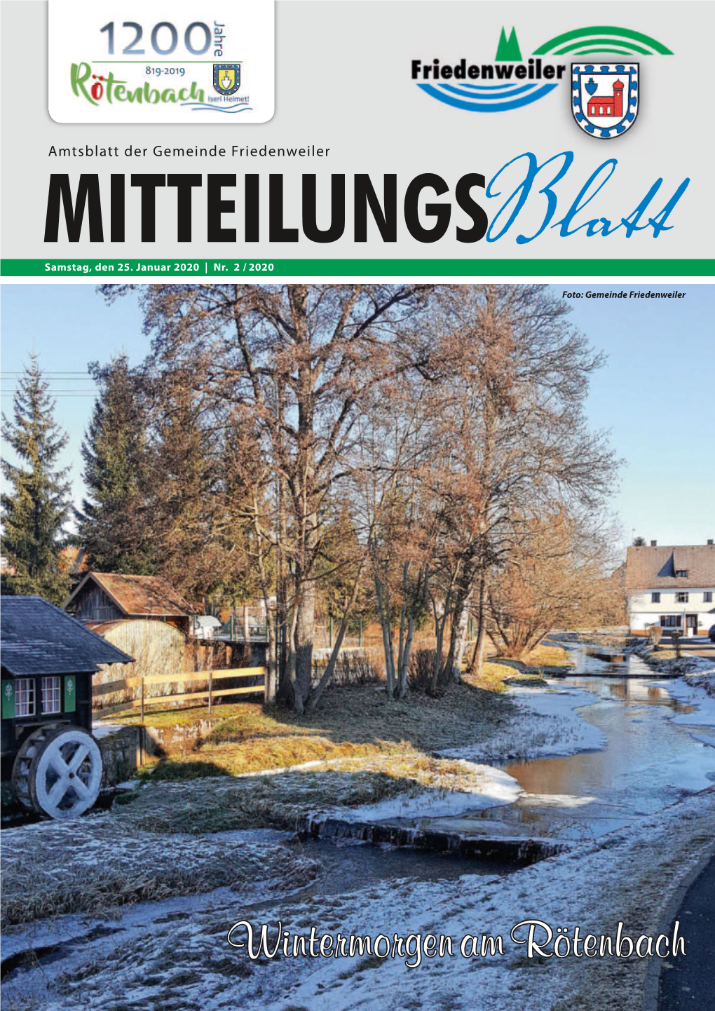 Wintermorgen Am Rötenbach Seite 2 Samstag, 25