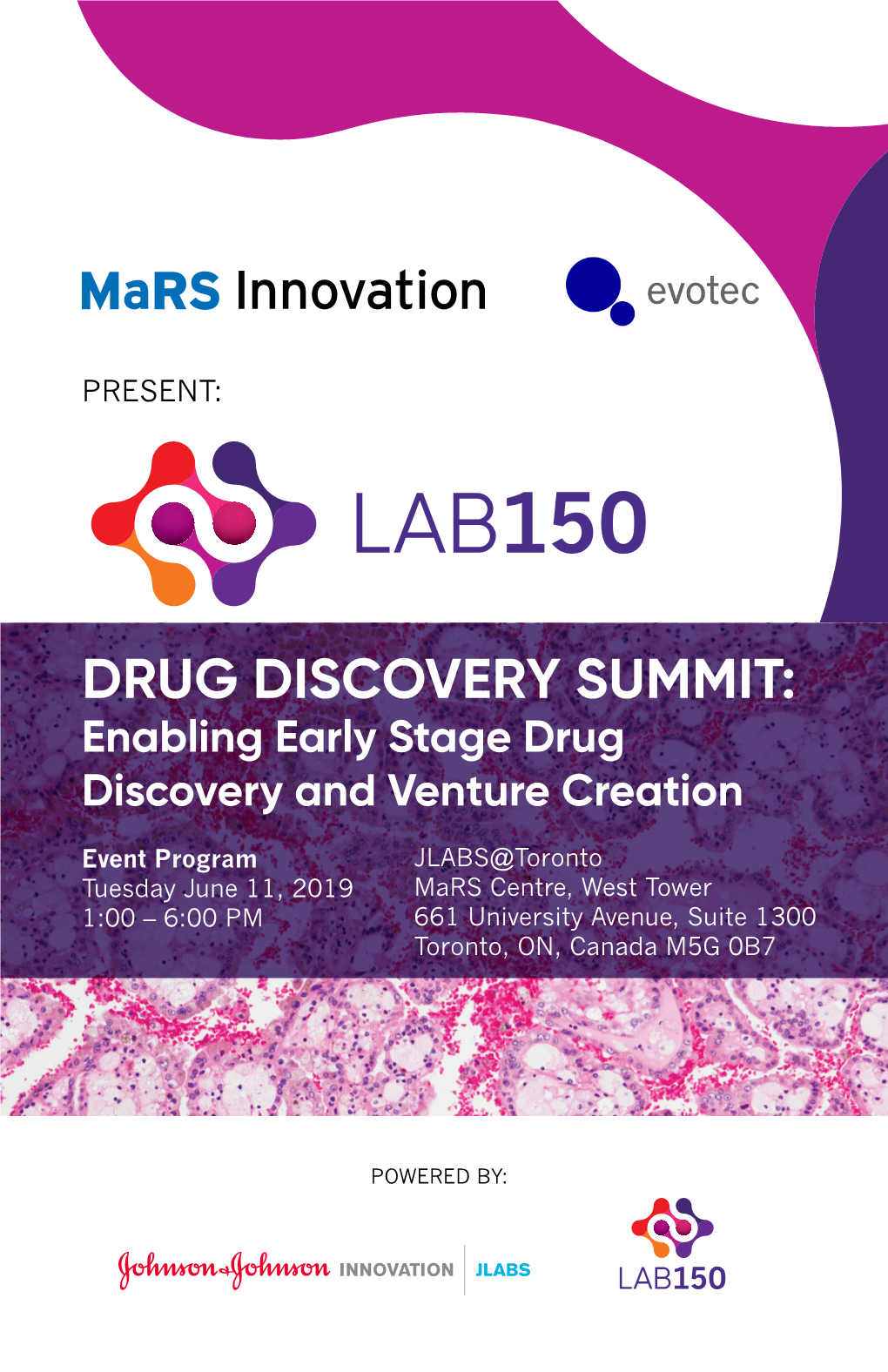 DRUG DISCOVERY SUMMIT: Enabling Early Stage Drug Discovery and Venture Creation