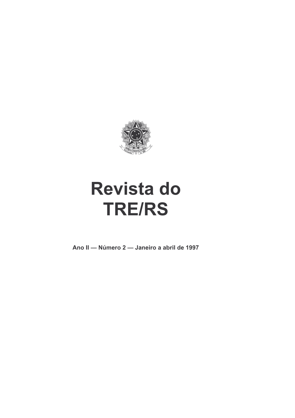 Revista Do TRE/RS