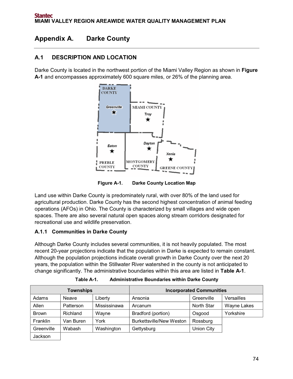 Appendix A. Darke County