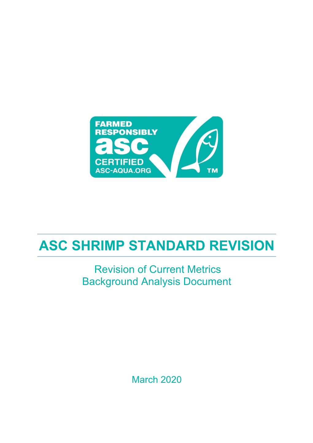 Asc Shrimp Standard Revision