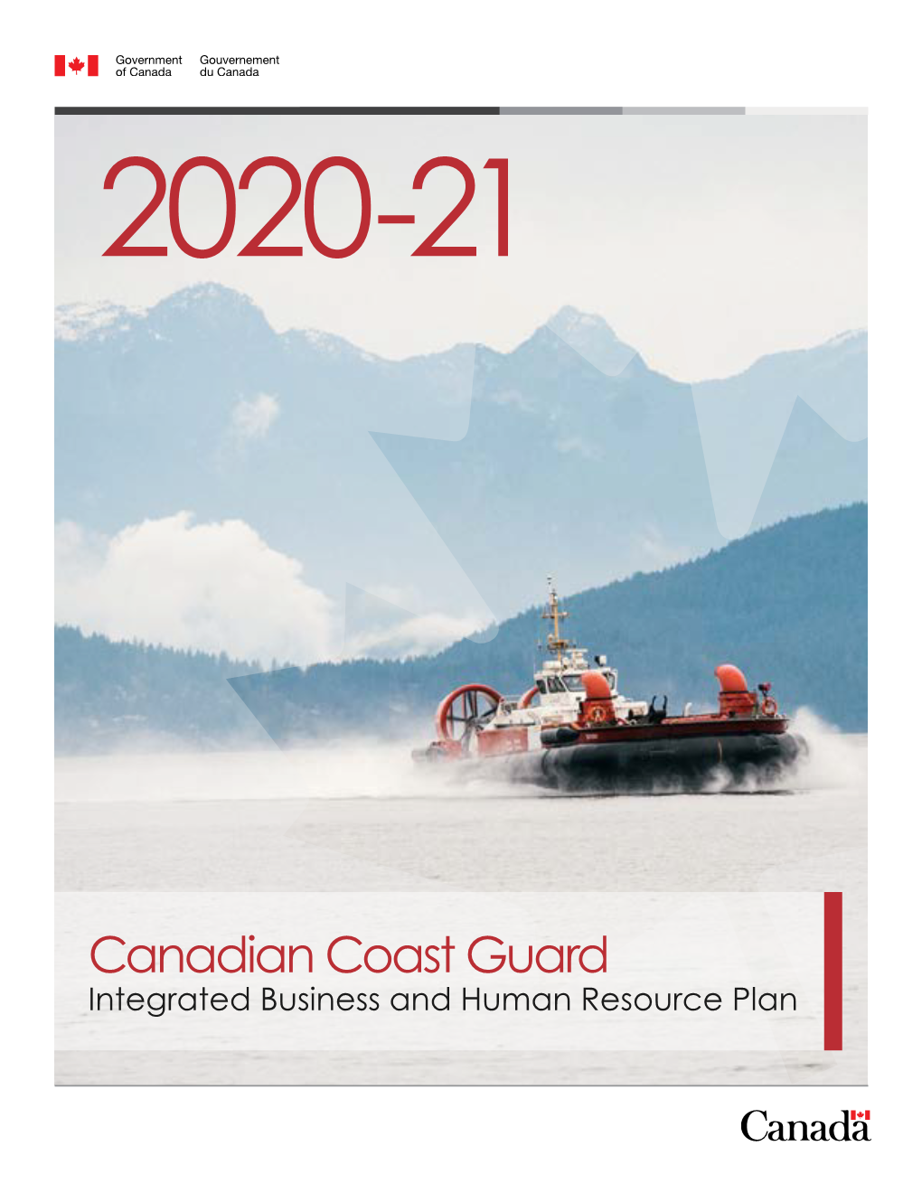 2020-21 Canadian Coast Guard Integrated Business and Human