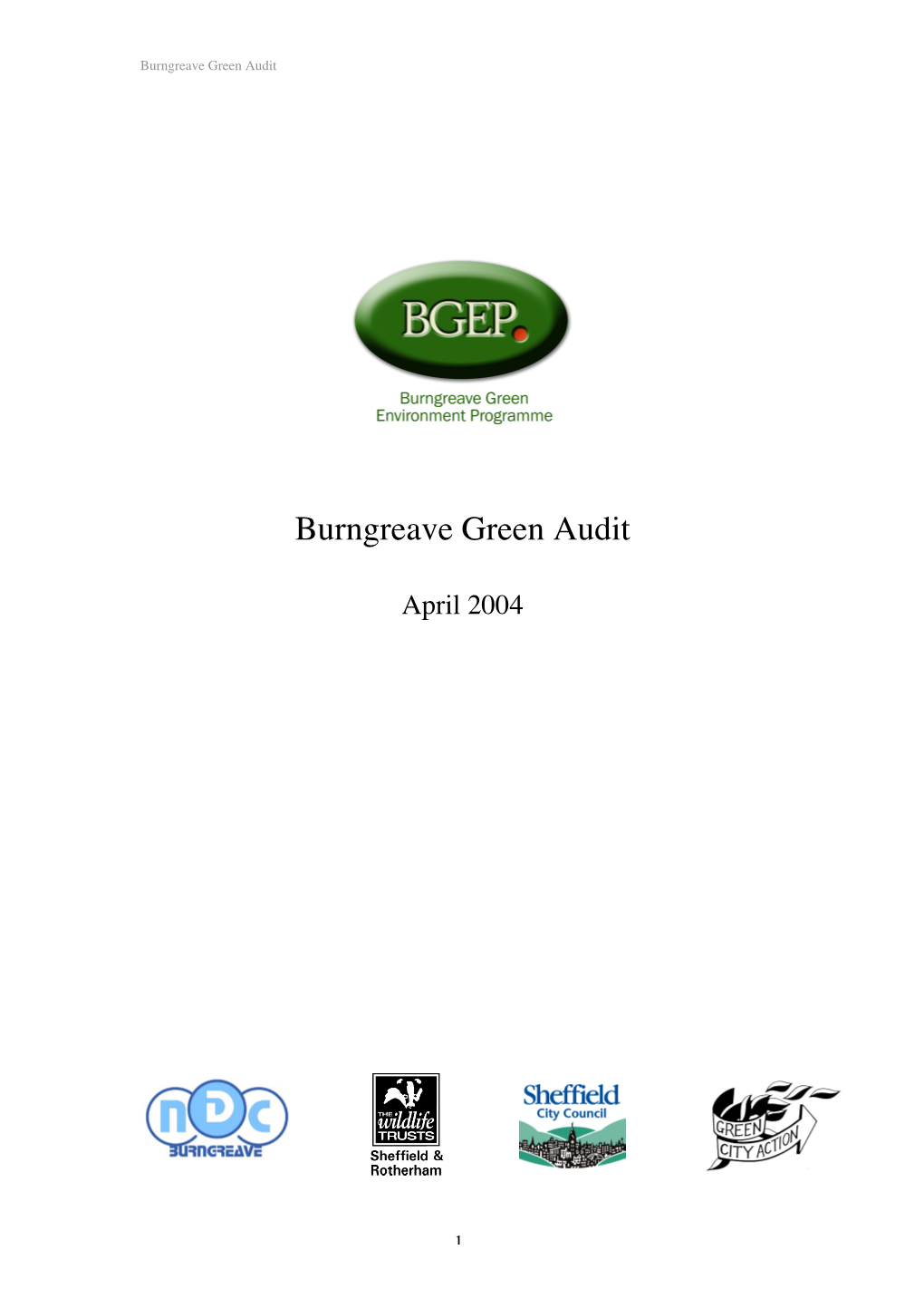 Burngreave Green Audit