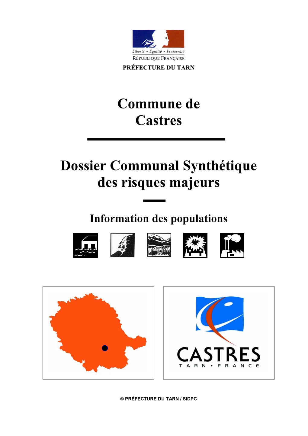 Commune De Castres Dossier Communal Synthétique Des Risques