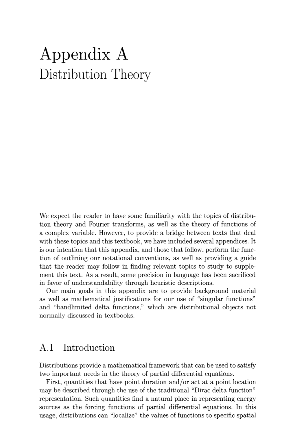 Appendix B the Fourier Transform of Causal Functions