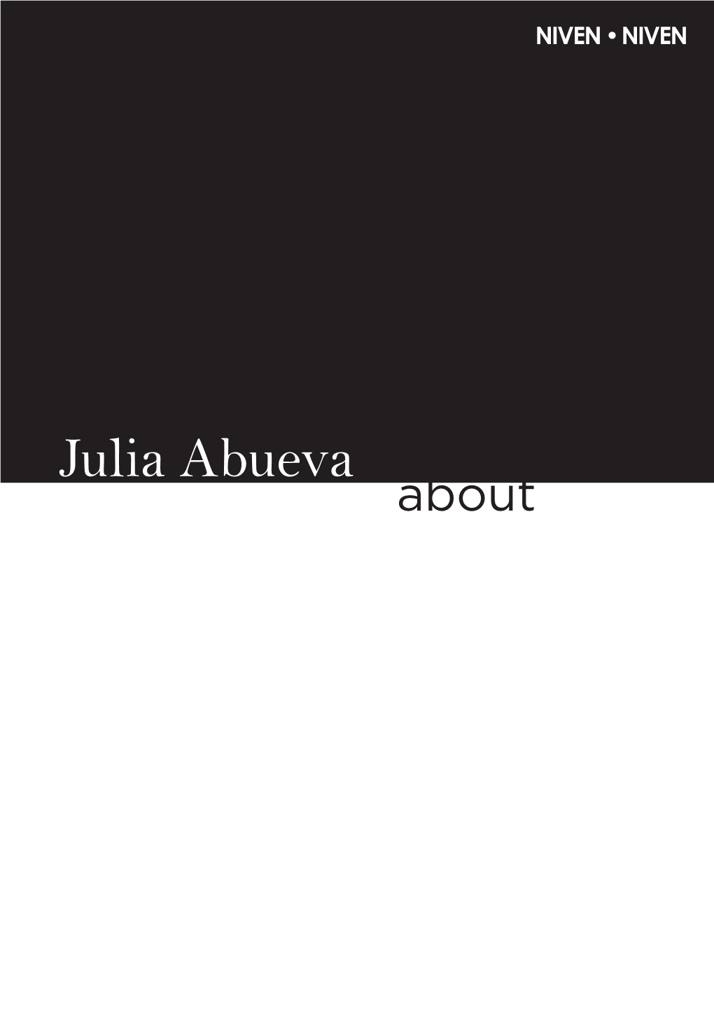 Julia Abueva About Julia Abueva