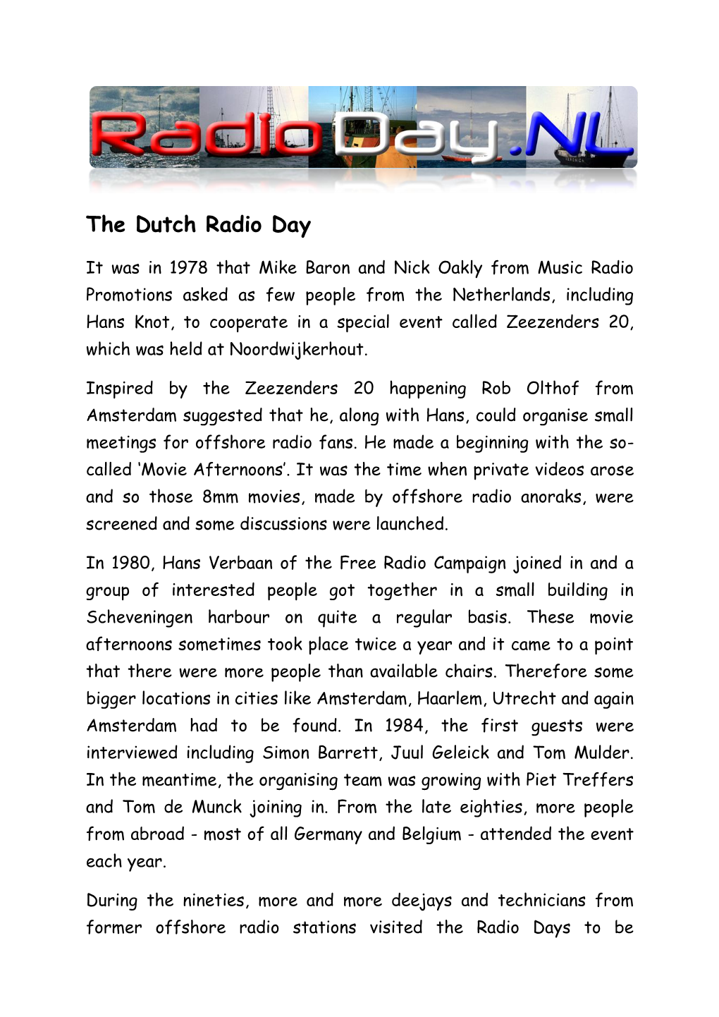 The Dutch Radio Day