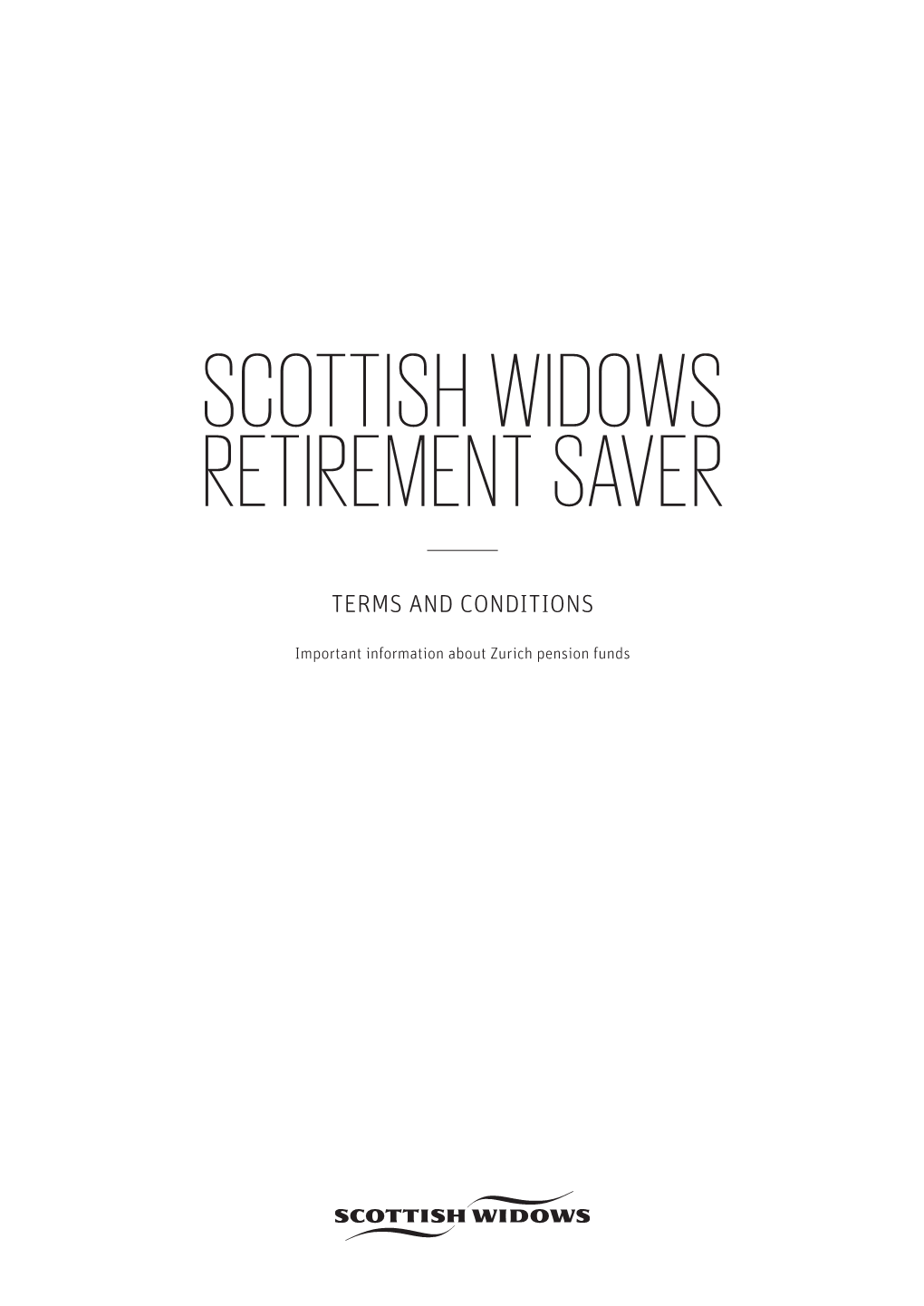 Scottish Widows Retirement Saver