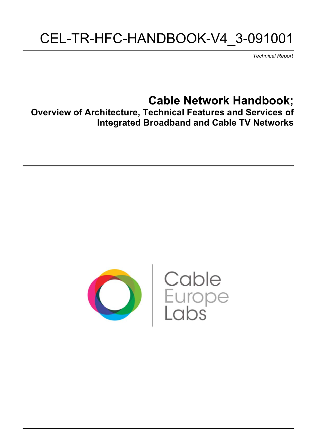 Cable Network Handbook