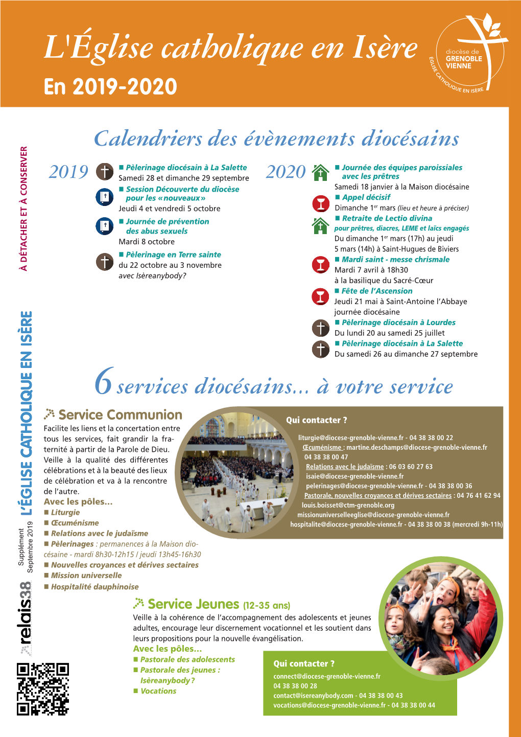 L'église Catholique En Isère I S E VIENNE C a T H O LI QU En 2019-2020 E EN ISÈRE