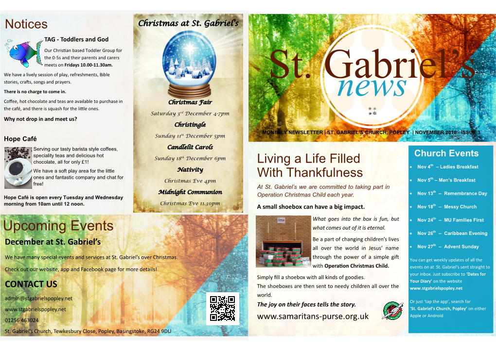 Upcoming Events Th  Nov 26 – Caribbean Evening Be a Part of Changing Children’S Lives December at St