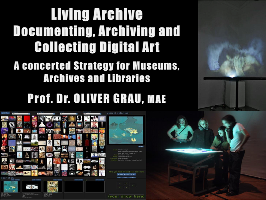 Alliance for the Preservation of Media Art