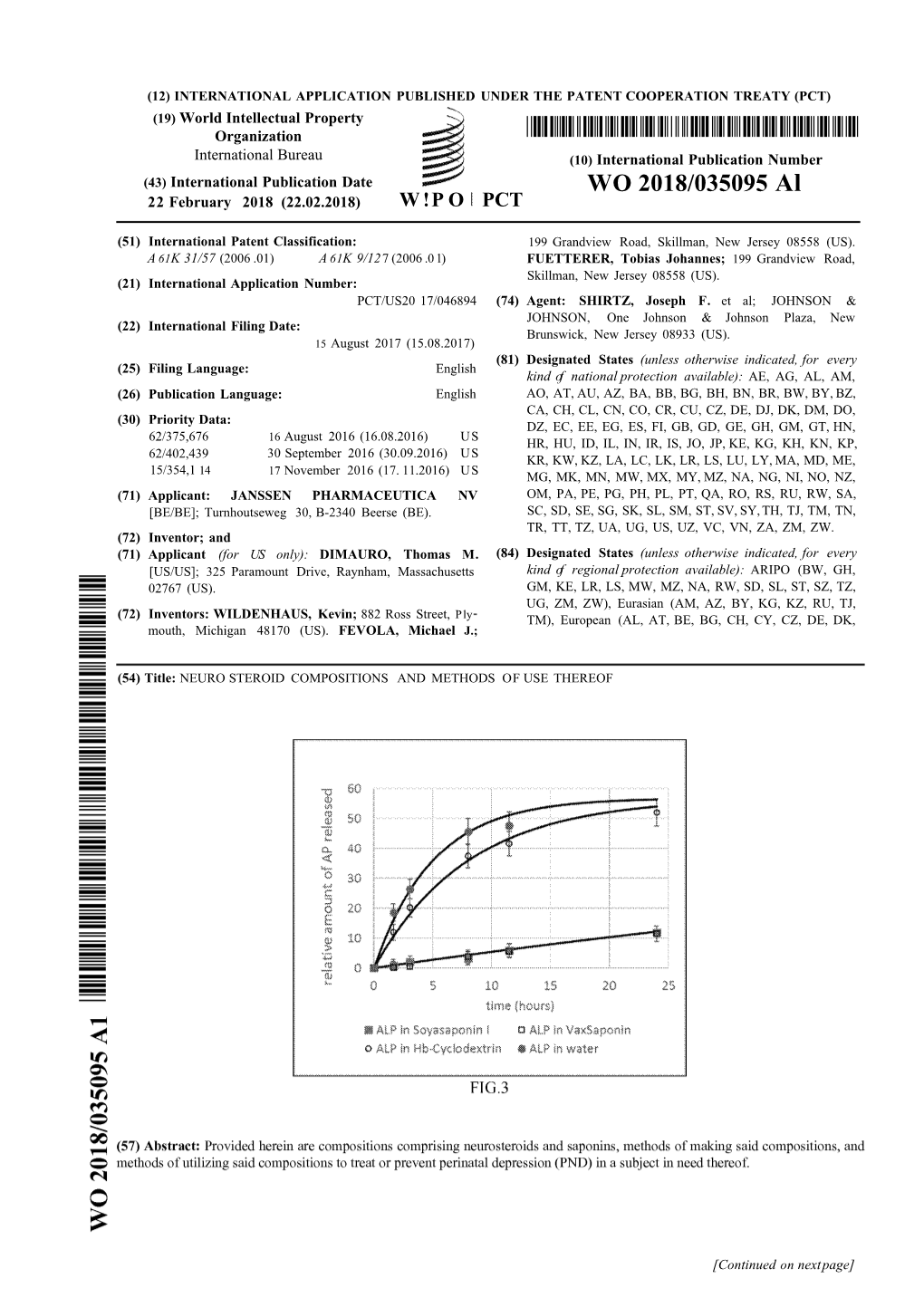 WO 2018/035095 Al 22 February 2018 (22.02.2018) W !P O PCT
