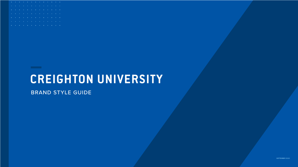 Creighton University Brand Standards