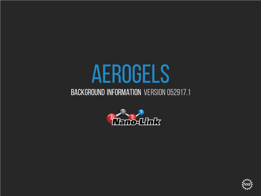 Aerogel Background Slides