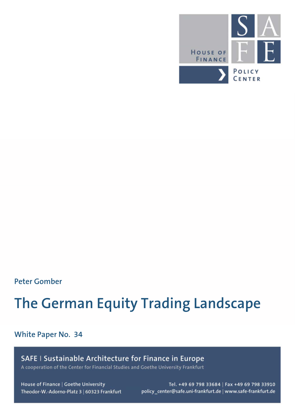 The German Equity Trading Landscape