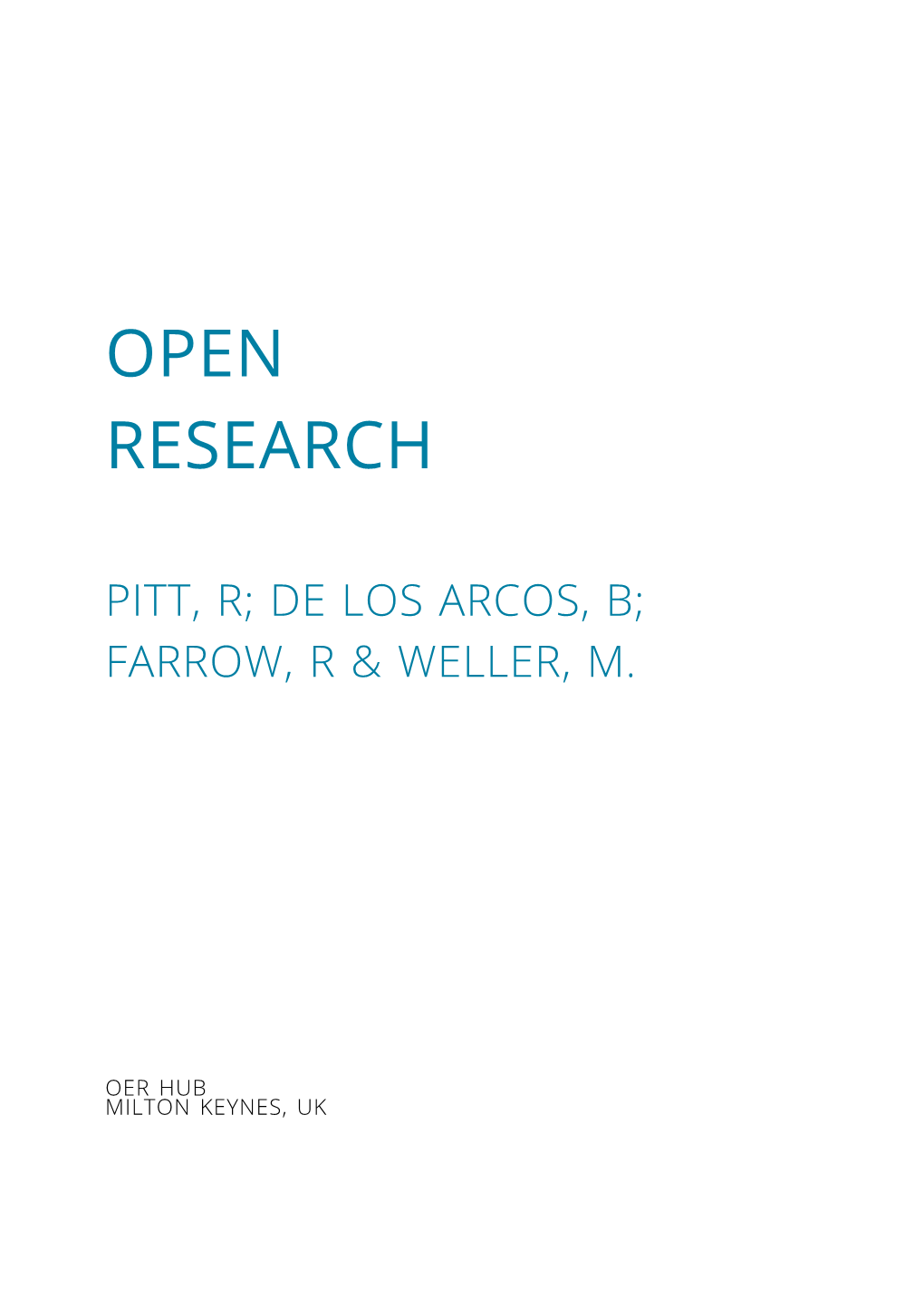 Open Research