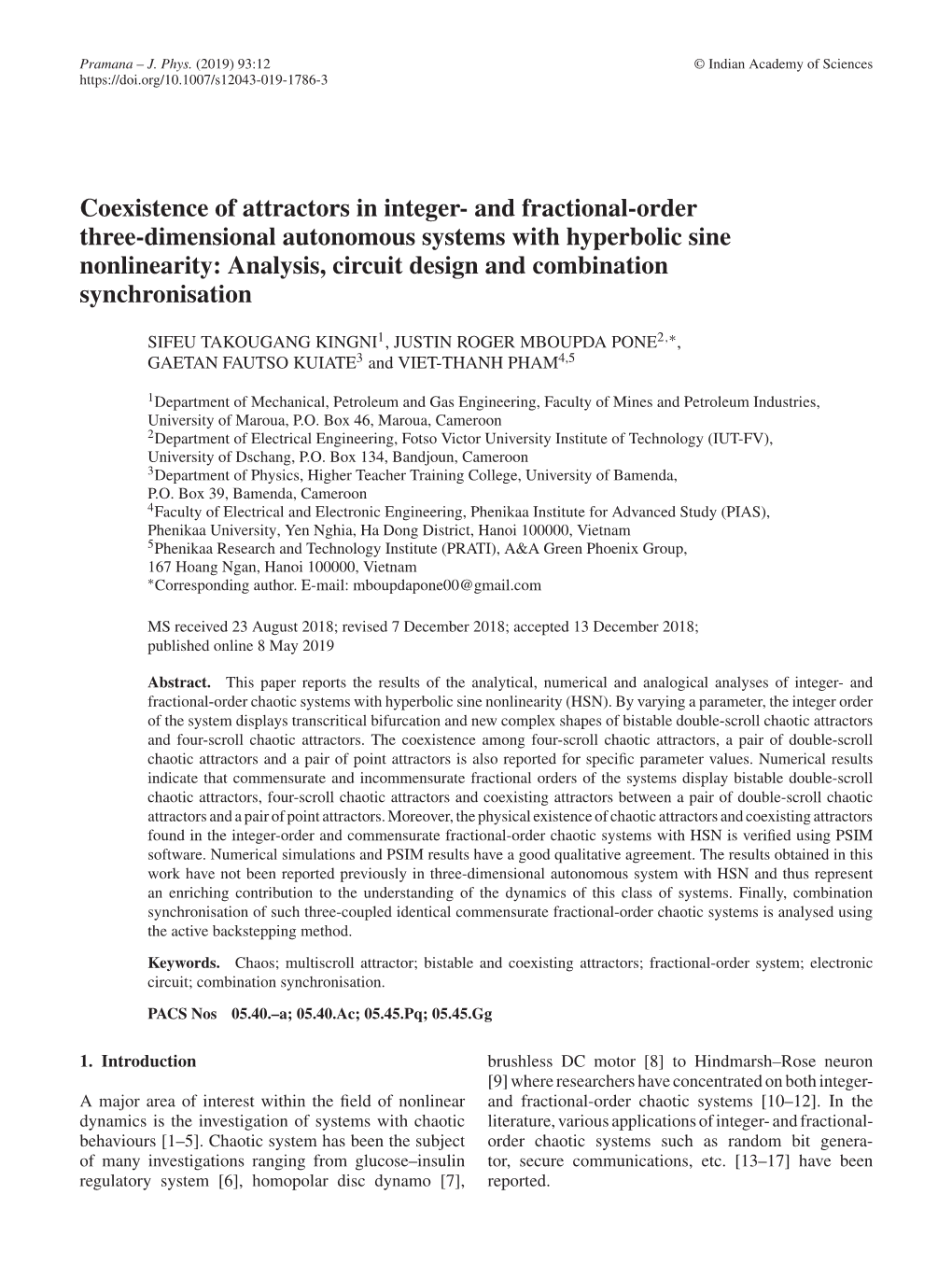 Coexistence of Attractors in Integer- and Fractional-Order