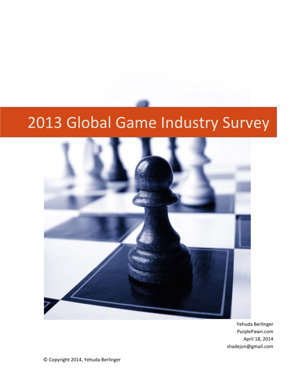 2013 Global Game Industry Survey