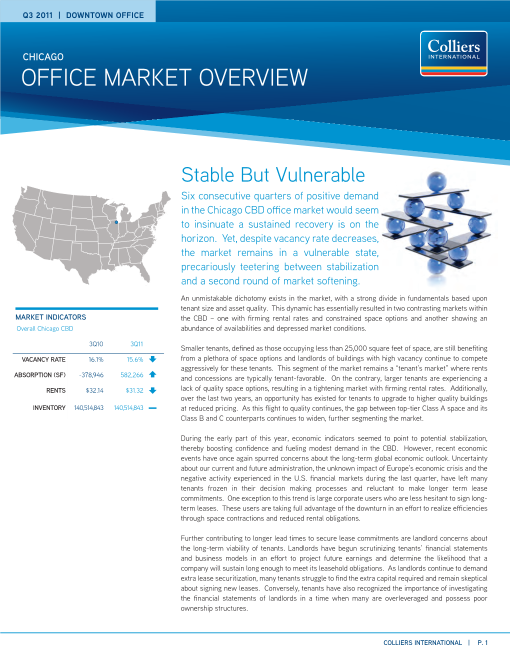 Q3 2011 Chicago DT Office-Market Report V2.Indd