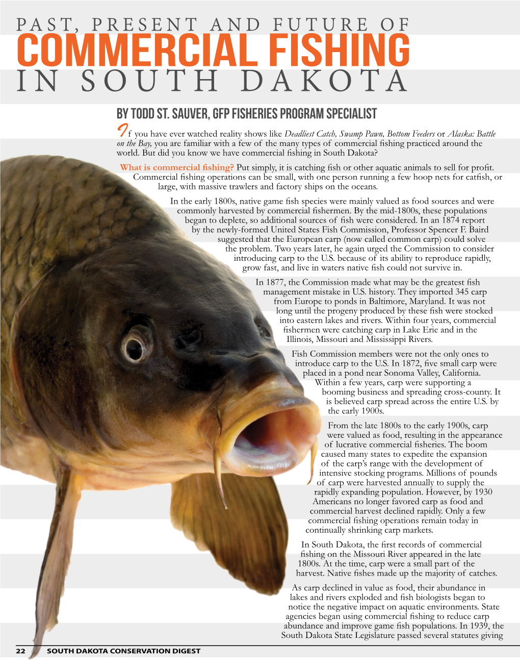 Commercial Fishing in SOUTH DAKOTA by Todd St