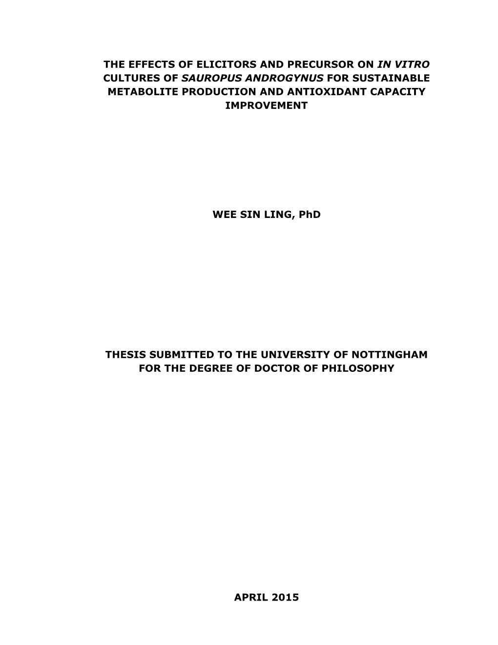 THESIS WEE SIN LING.Pdf