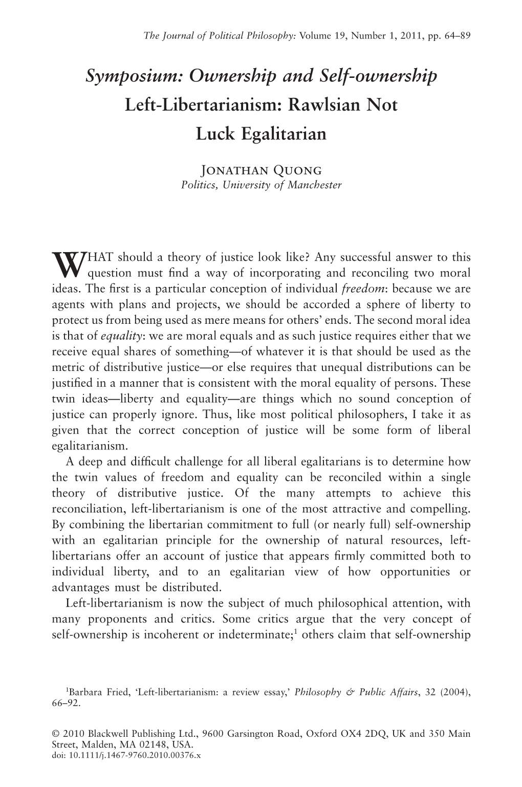 Quong-Left-Libertarianism.Pdf