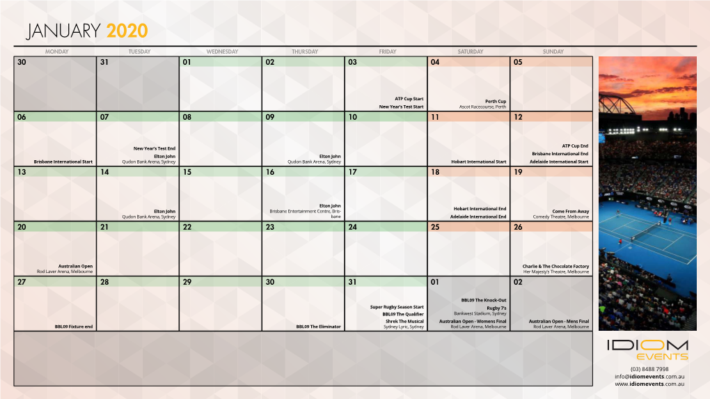 Download 2020 Event Calendar