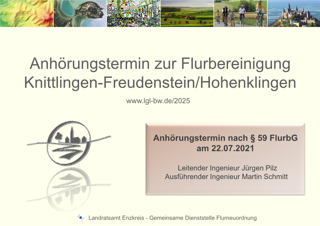 Anhörungstermin Zur Flurbereinigung Knittlingen-Freudenstein/Hohenklingen