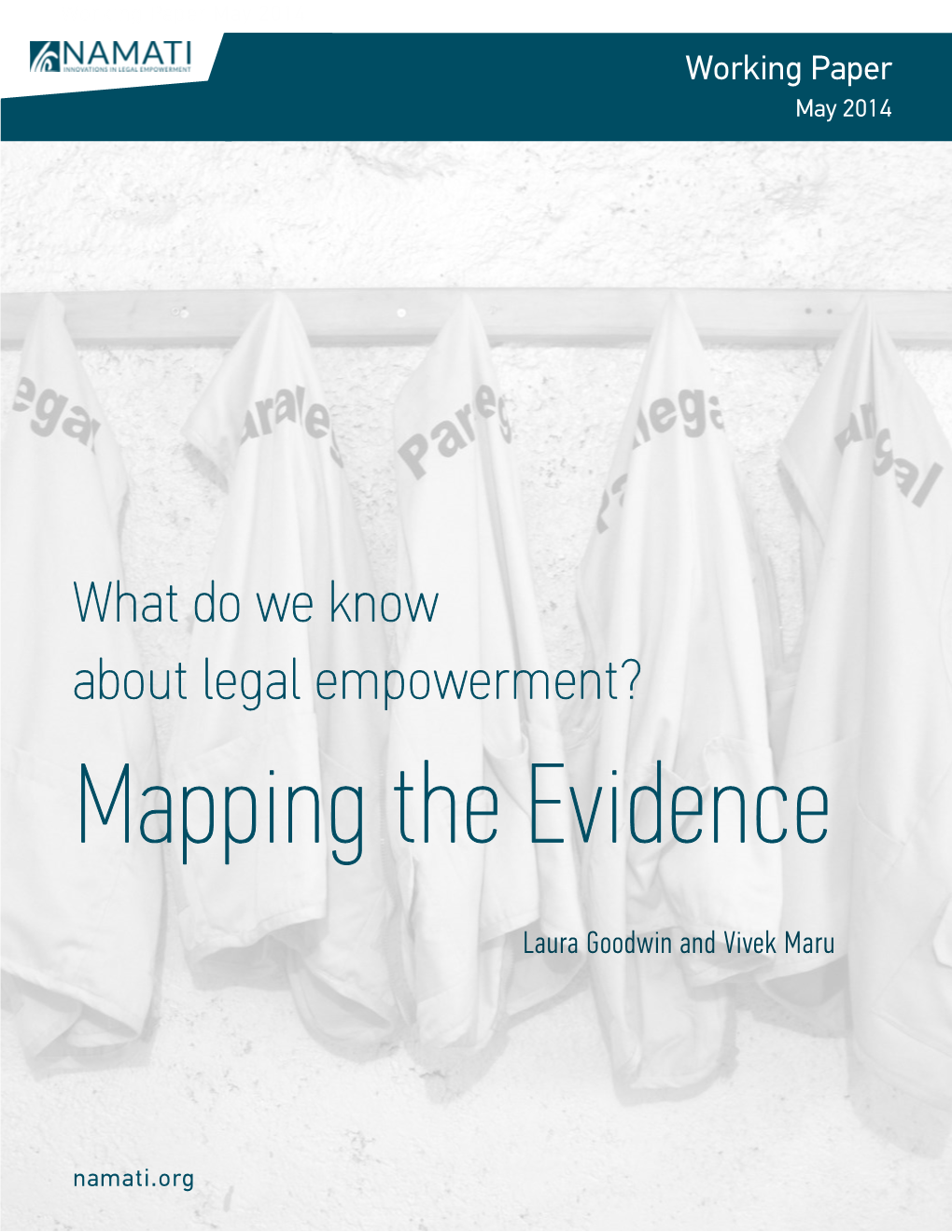 What Do We Know About Legal Empowerment? Mapping the Evidence