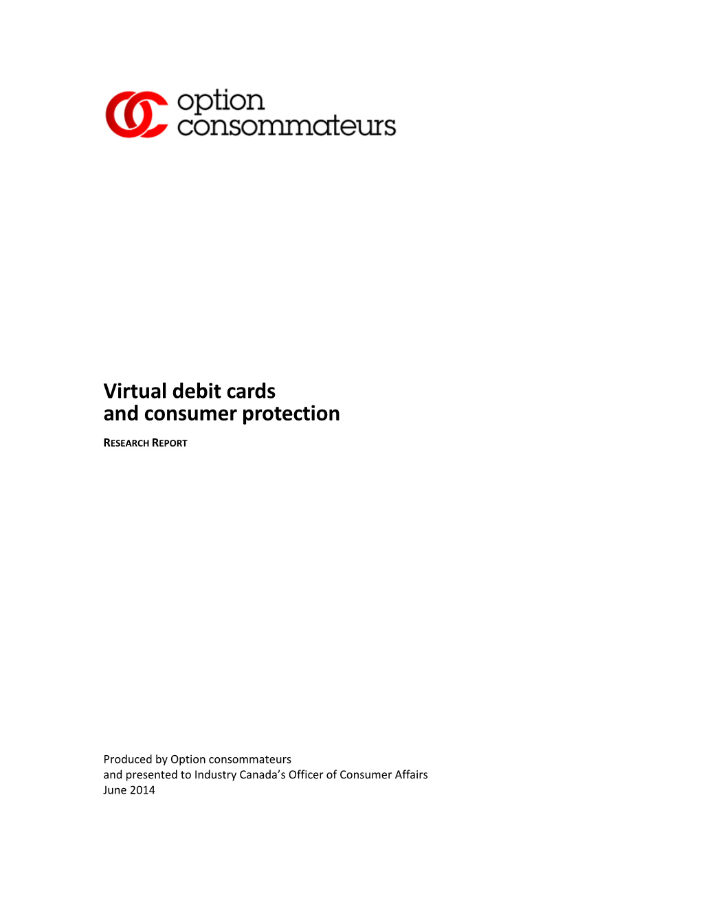 Virtual Debit Cards and Consumer Protection