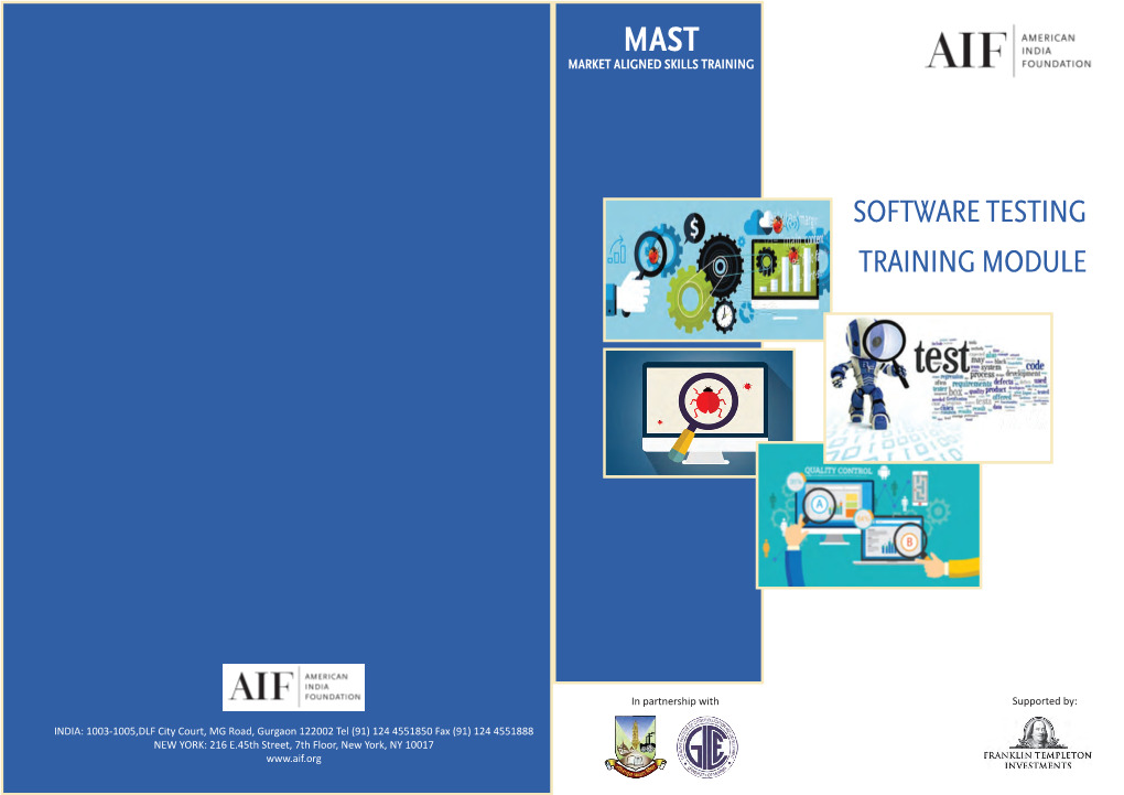 Software Testing Training Module