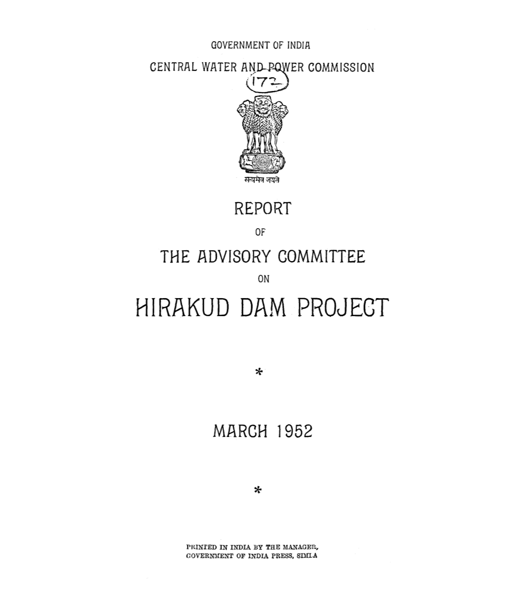 Hirakud Dam Project