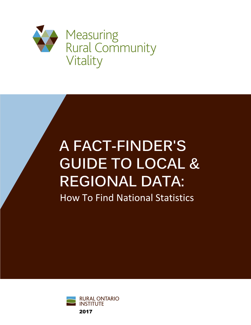 A Fact-Finder's Guide to Local & Regional Data