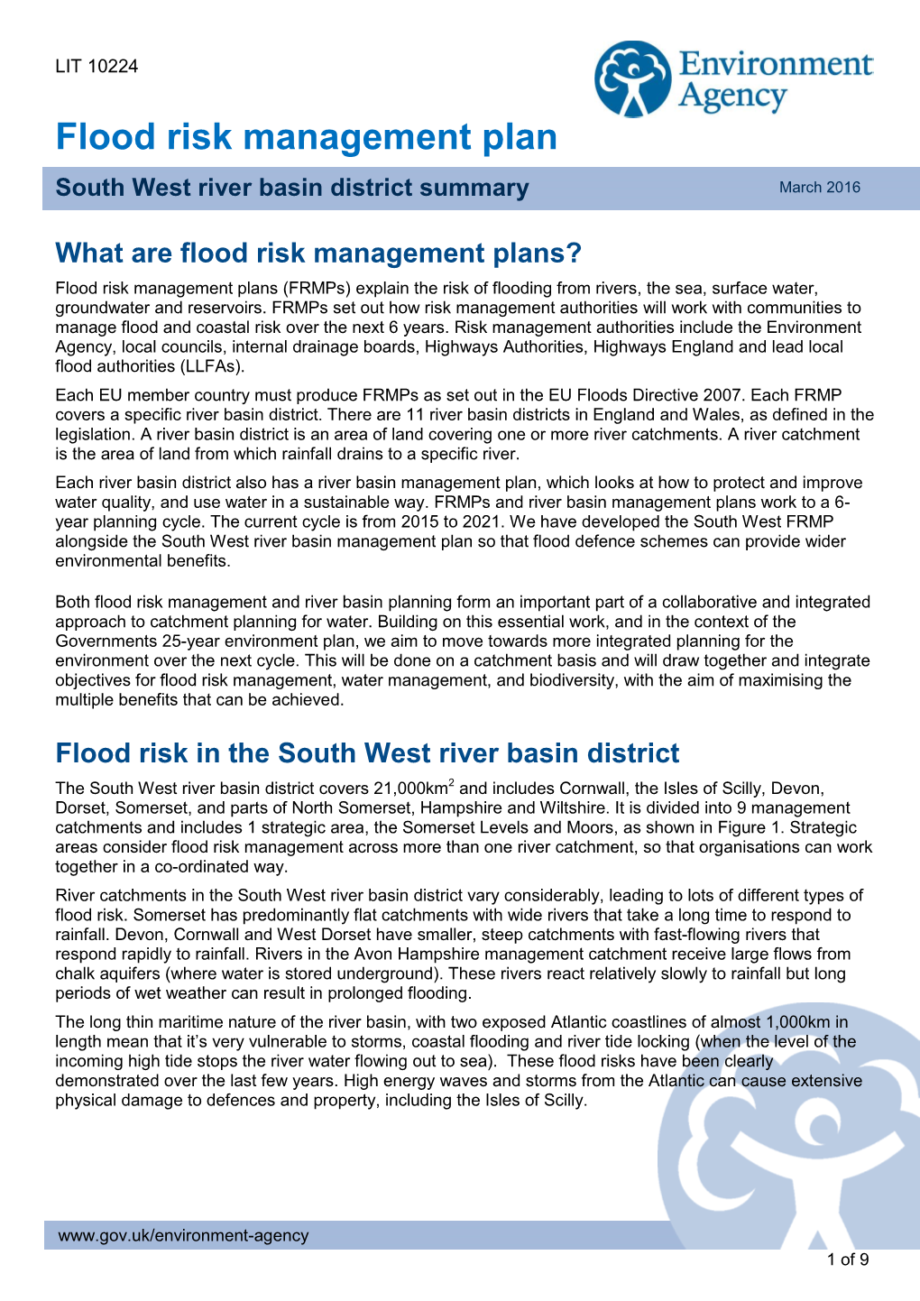 Flood Risk Management Plan