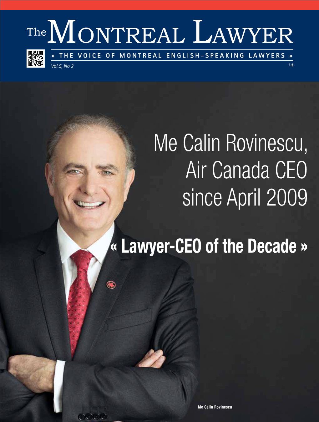 Calin Rovinescu, Air Canada CEO Since April 2009
