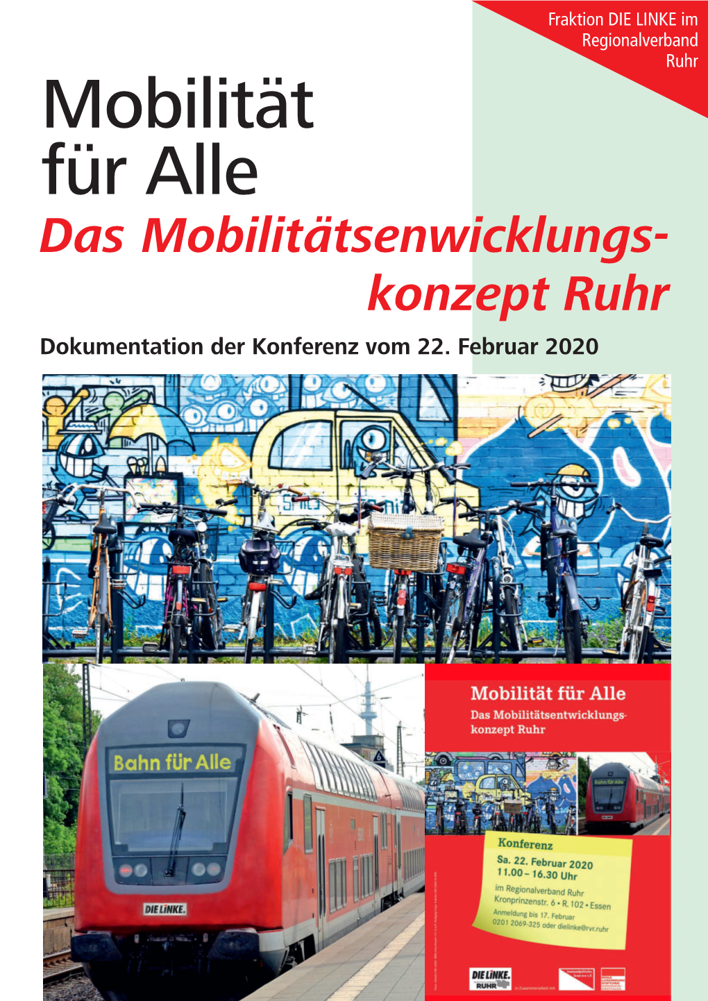 Mobilität Für Alle Das Mobilitätsenwicklungs- Konzept Ruhr Dokumentation Der Konferenz Vom 22