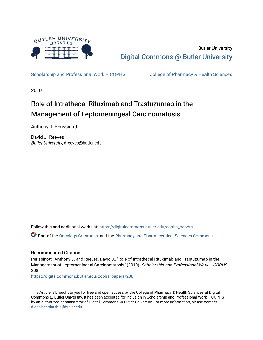 Role of Intrathecal Rituximab and Trastuzumab in the Management of Leptomeningeal Carcinomatosis