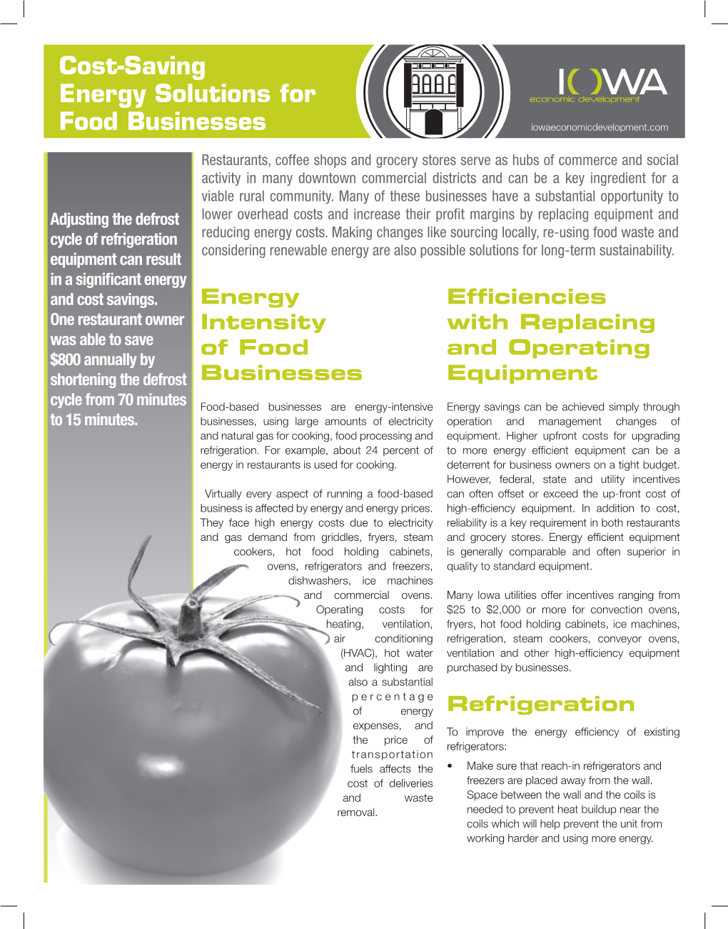 Cost-Saving Energy Solutions for Food Businesses