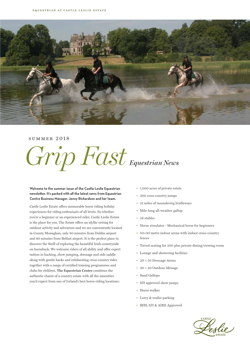 Grip Fastequestrian News