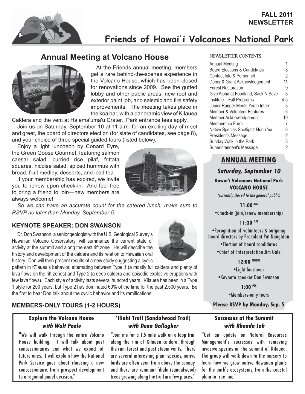 FHVNP Newsletter Fall 2011.Indd