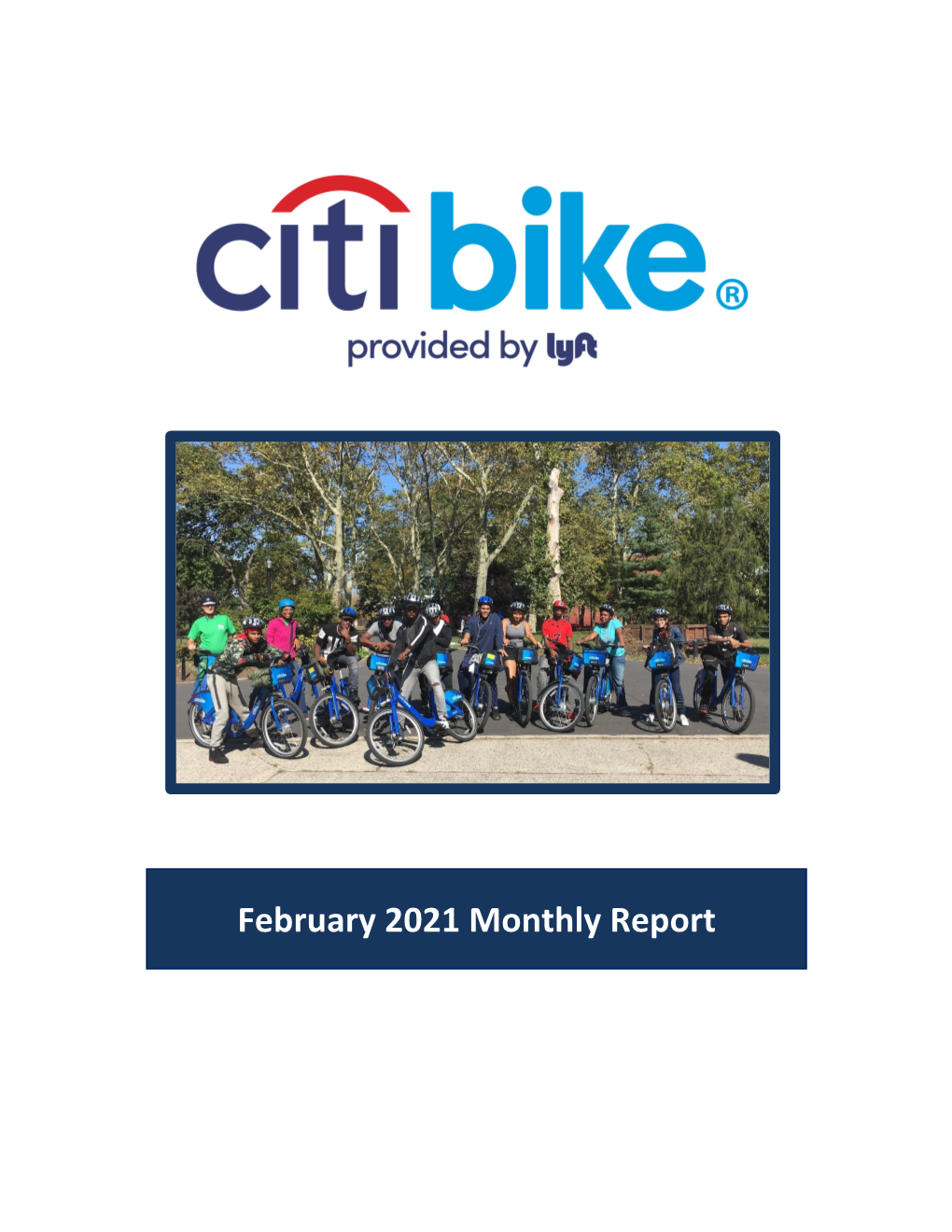 February 2021 Citi Bike Monthly Report